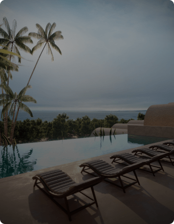 Spacious
panoramic swimming pool