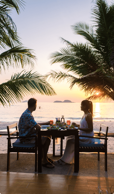 Beach restaurants with mesmerizing views of sunsets